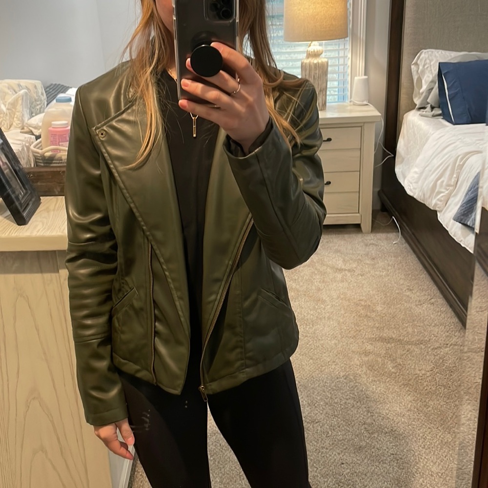 Leather jacket